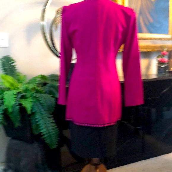 SZ 6 DRESS BLACK/PINK - Picture 4 of 7